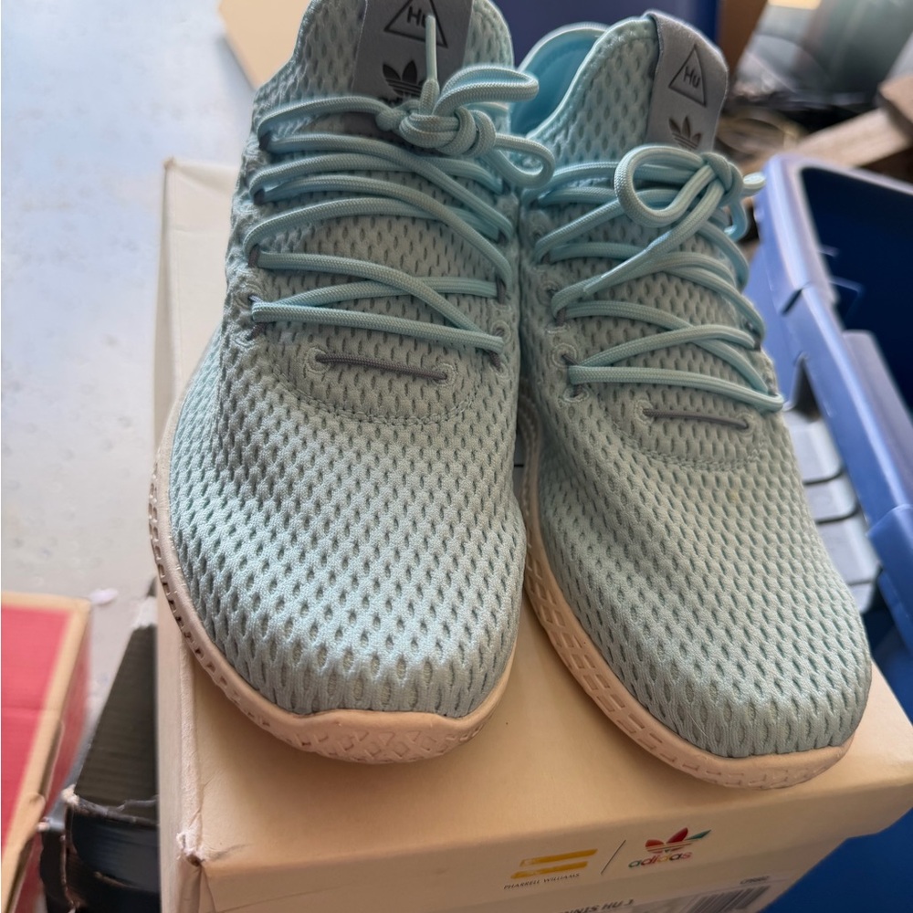 Adidas Sky Blue Mesh Sneakers